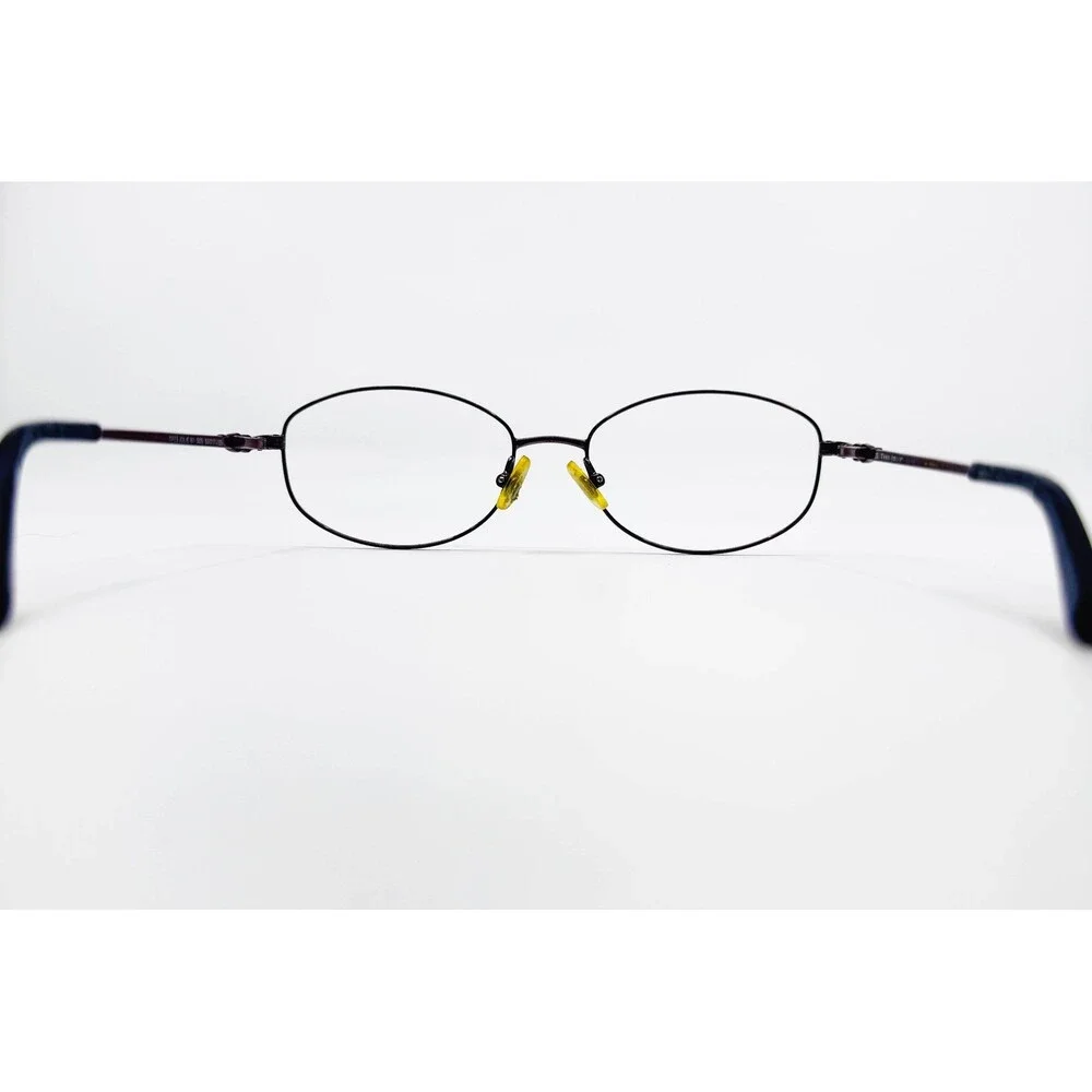 Tres Jolie 161 Eyeglasses Womens Purple Oval Metal Frames 53-17-135